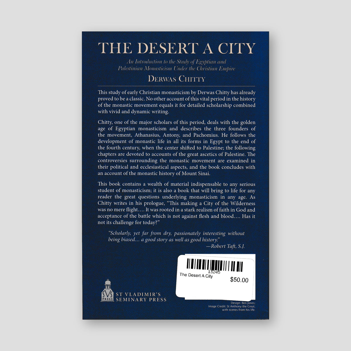 The Desert A City — back cover