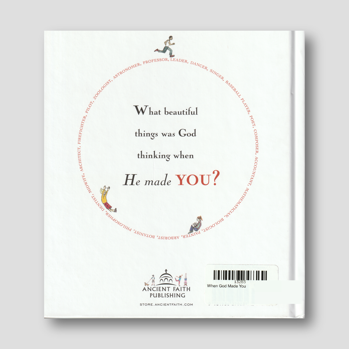 When God Made You — back cover
