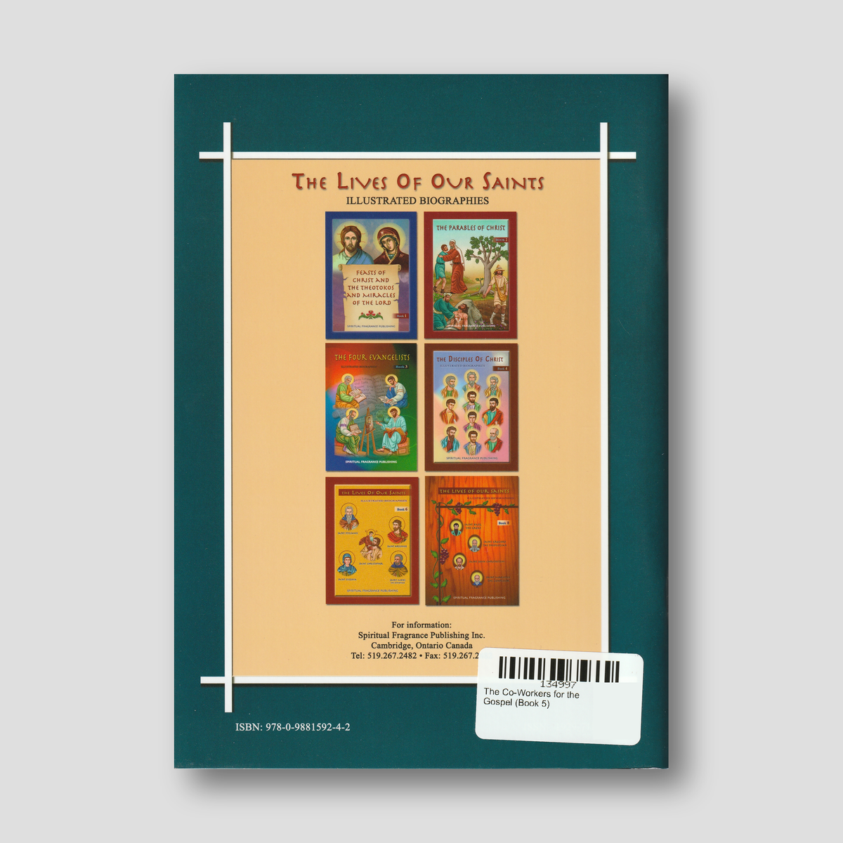 The Co-Workers for the Gospel (Book 5) — back cover