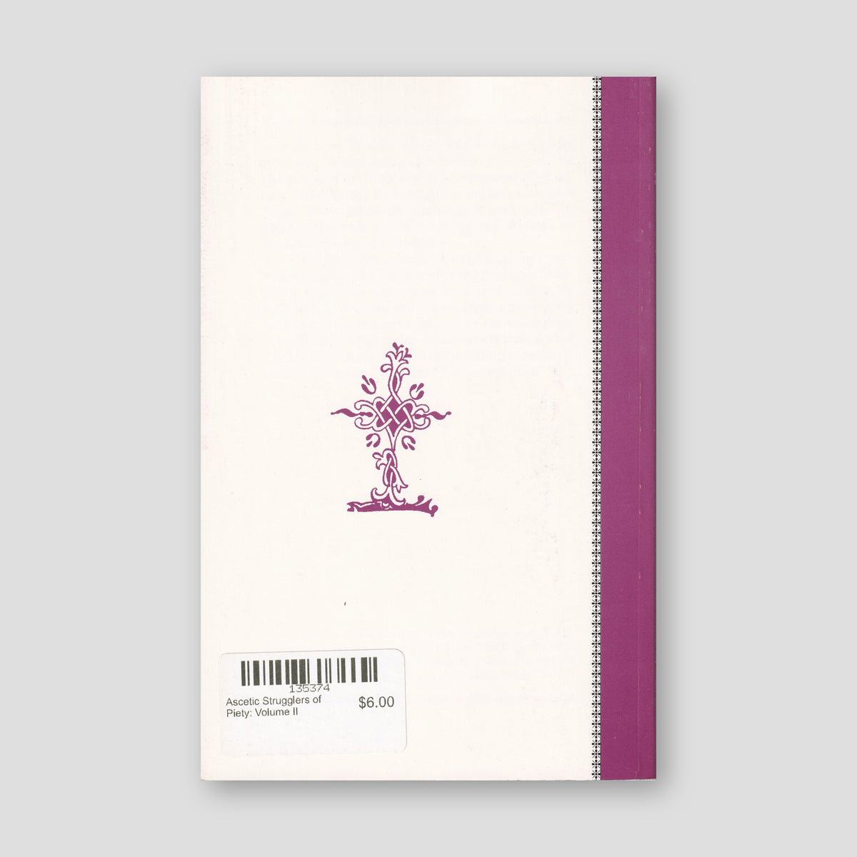 Ascetic Strugglers of Piety: Volume II — back cover