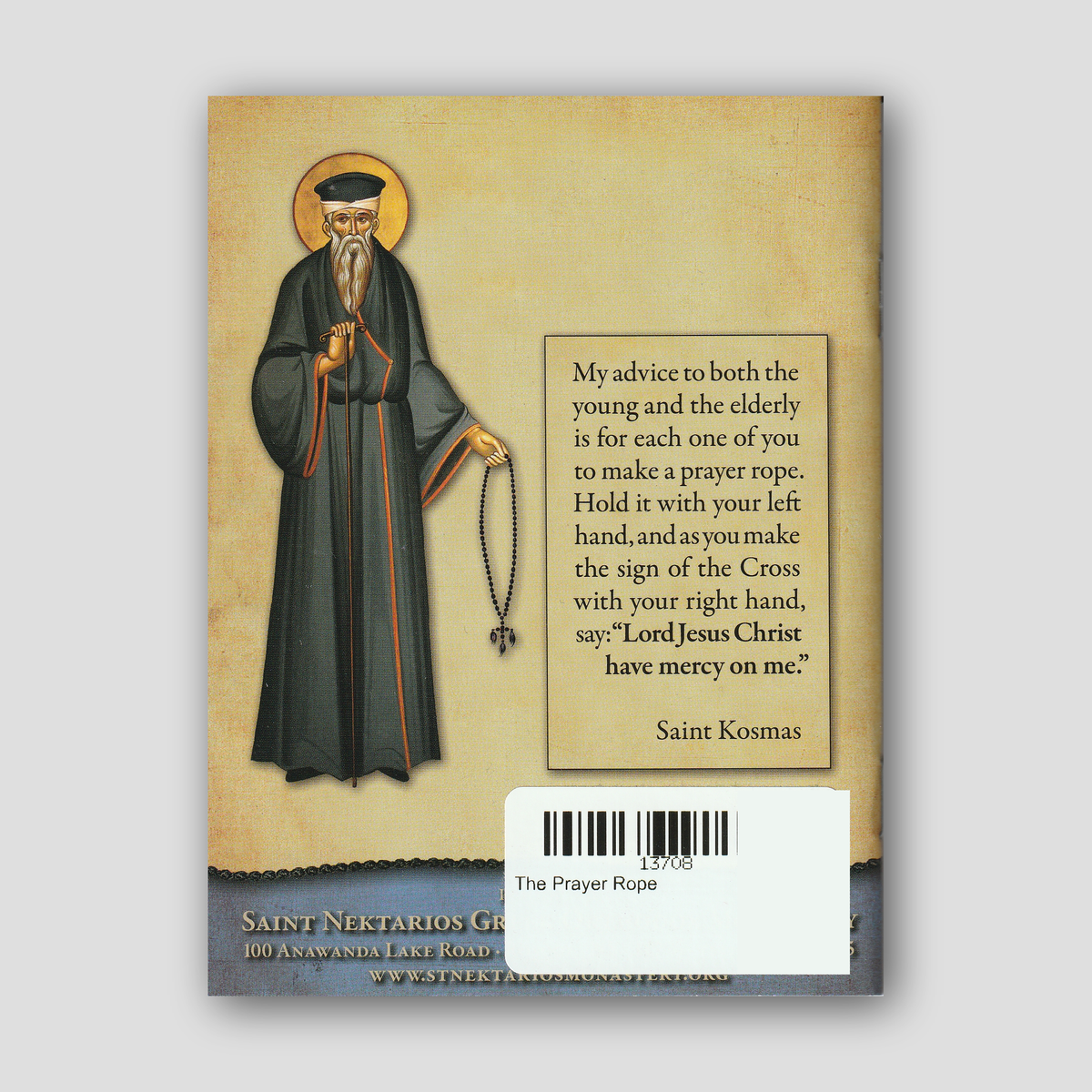 The Prayer Rope — back cover