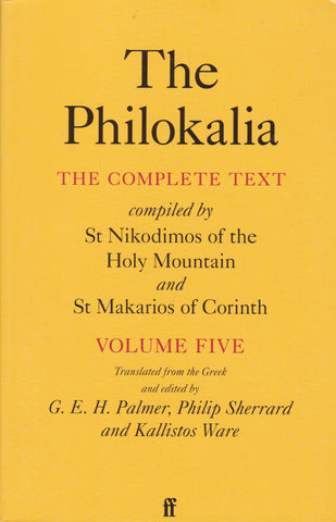The Philokalia - Volume 5