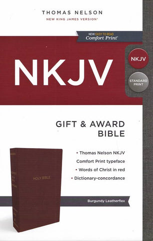 NKJV Gift and Award Bible Black Red Letter Edition