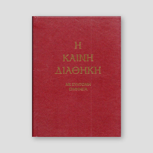 Καινή Διαθήκη - Κείμενο με Ερμηνεία Π. Ν. Tρεμπέλα — front cover