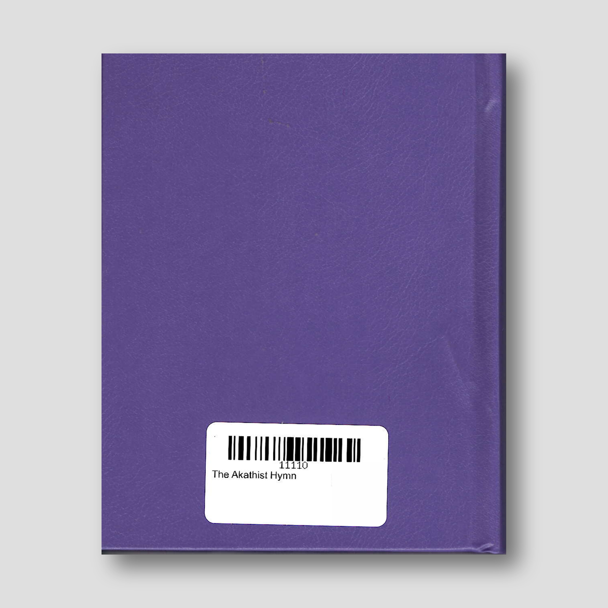 The Akathist Hymn — back cover