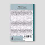Marriage: An Orthodox Perspective — back cover