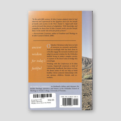 A Layman in the Desert: Monastic Wisdom for a Life in the World — back cover