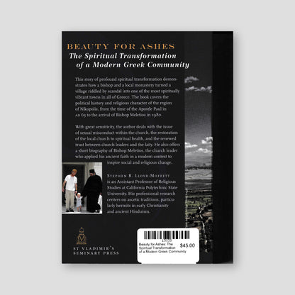 Beauty for Ashes: The Spiritual Transformation of a Modern Greek Community — back cover