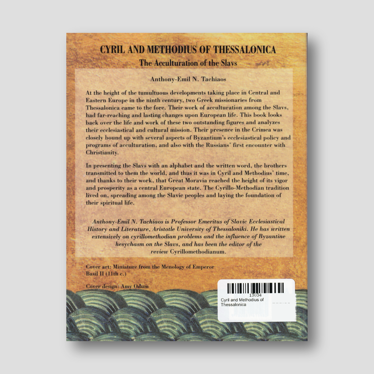 Cyril and Methodius of Thessalonica — back cover