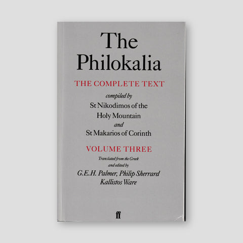 The Philokalia - Volume 3 — front cover