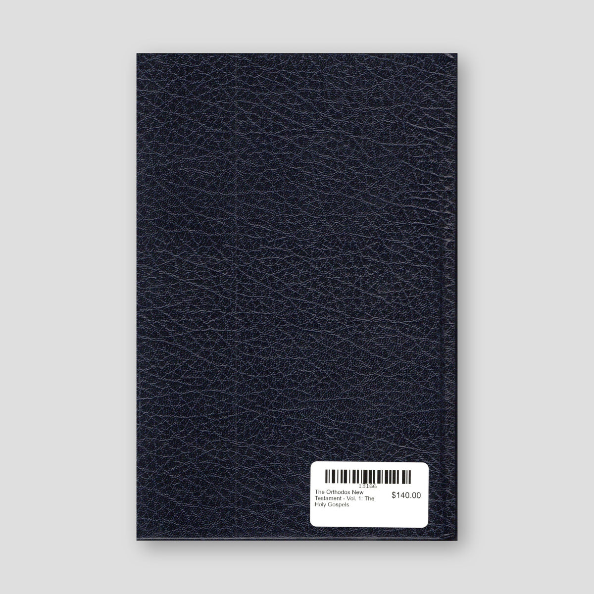 The Orthodox New Testament - Vol. 1: The Holy Gospels — back cover