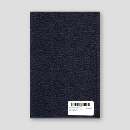 The Orthodox New Testament - Vol. 1: The Holy Gospels — back cover