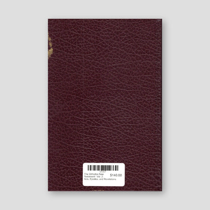 The Orthodox New Testament - Vol. 2: Acts, Epistles, and Revelations — back cover