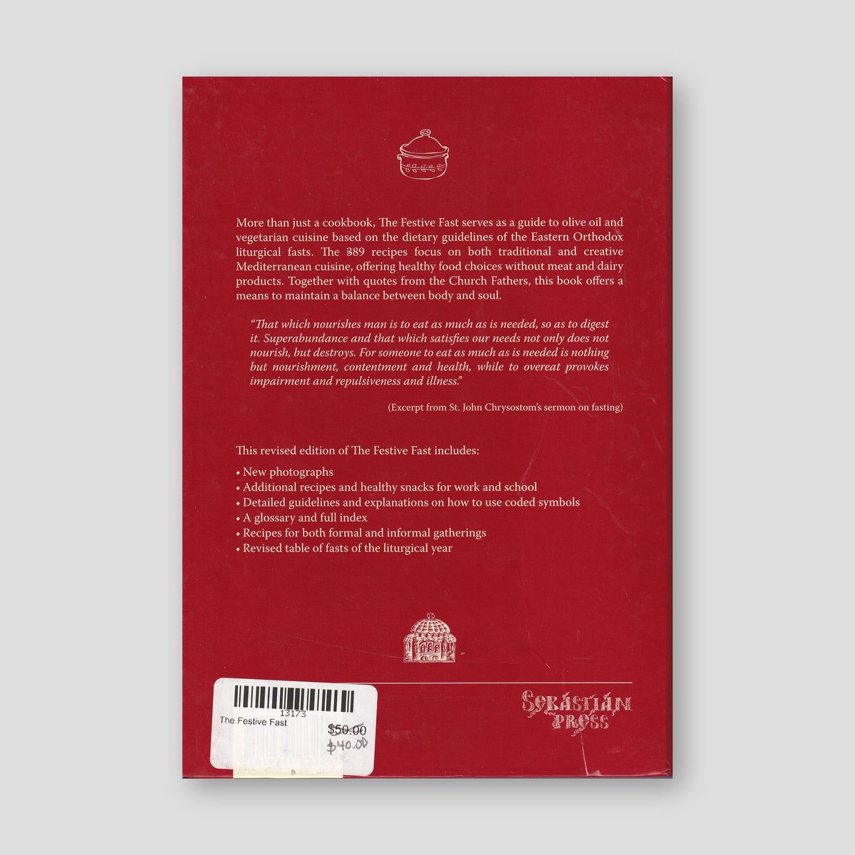 The Festive Fast — back cover