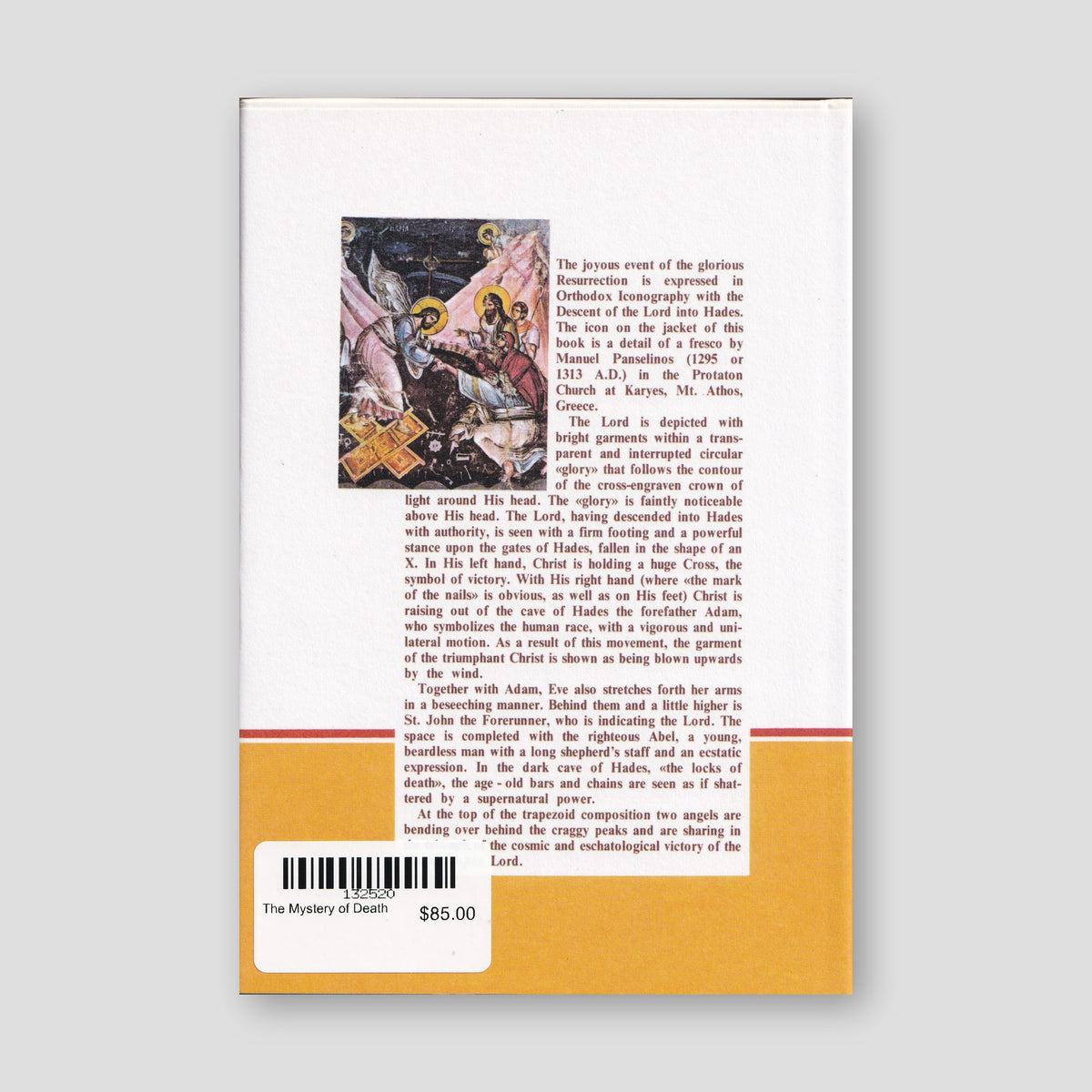 The Mystery of Death — back cover