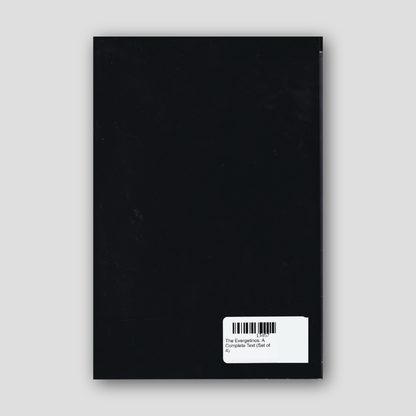 The Evergetinos: A Complete Text (Set of 4) — back cover