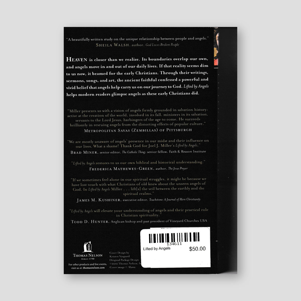 Lifted by Angels — back cover