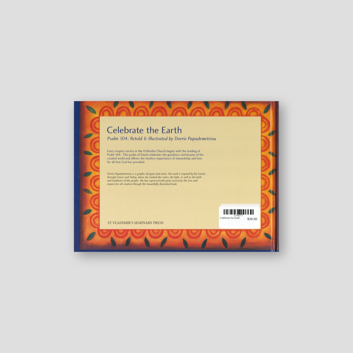 Celebrate the Earth — back cover