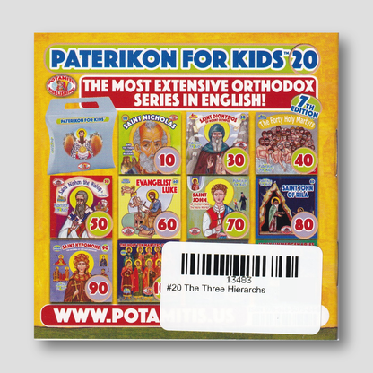 #20 The Three Hierarchs — back cover