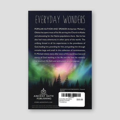 Everyday Wonders: Stories of God's Providence — back cover