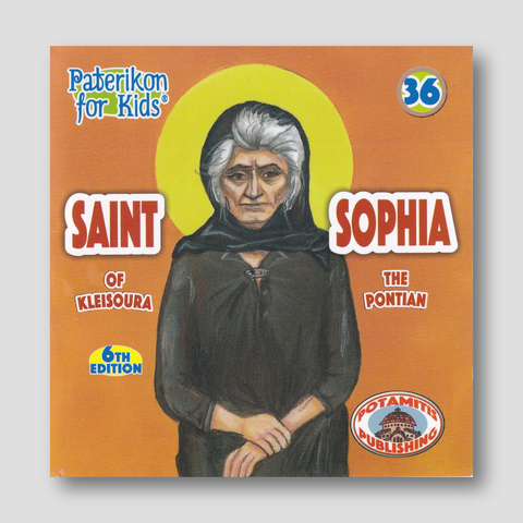 #36 Saint Sophia of Kleisoura — front cover