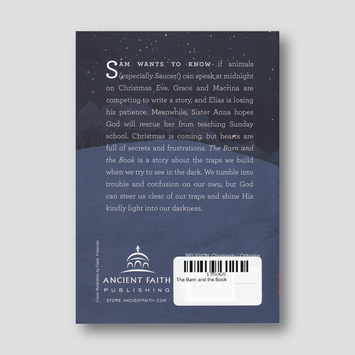 The Barn and the Book — back cover