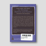 On Christian Doctrine and Practice: St. Basil the Great — back cover