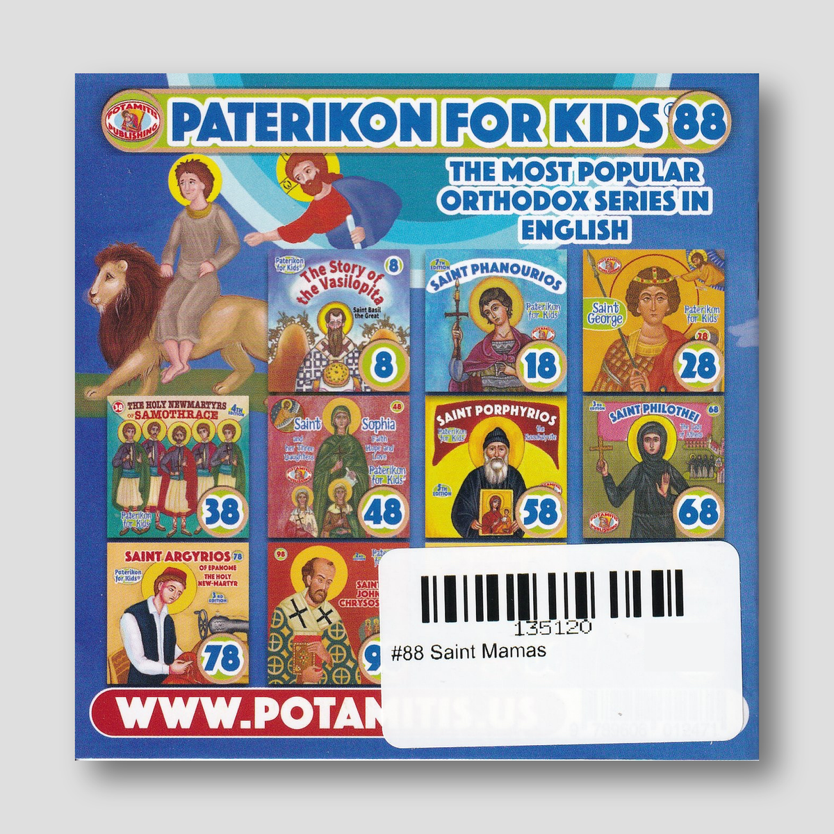 #88 Saint Mamas — back cover