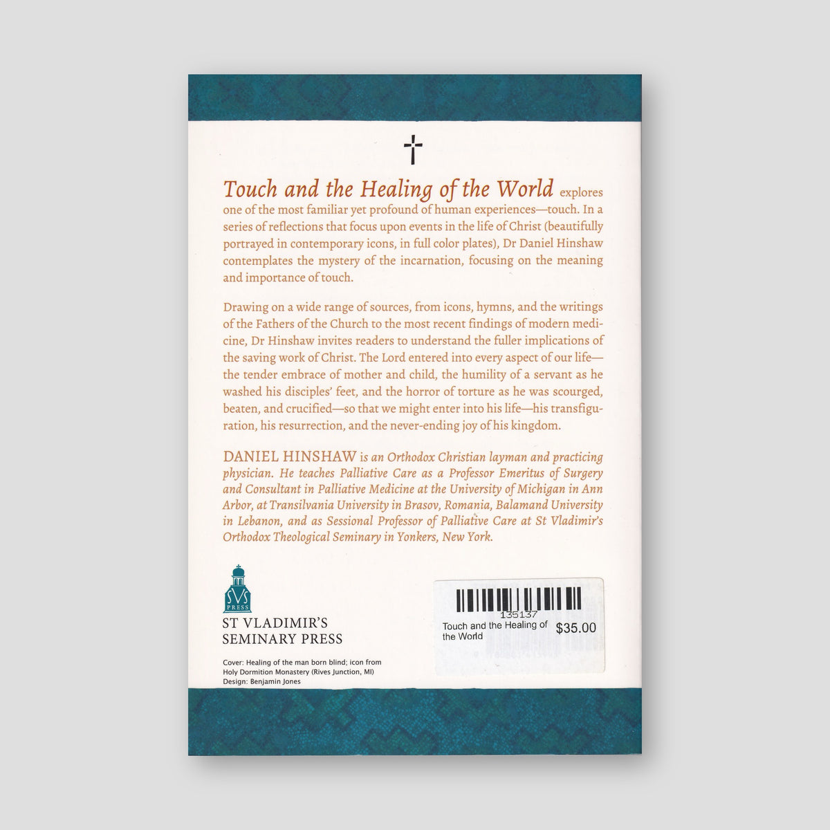 Touch and the Healing of the World — back cover