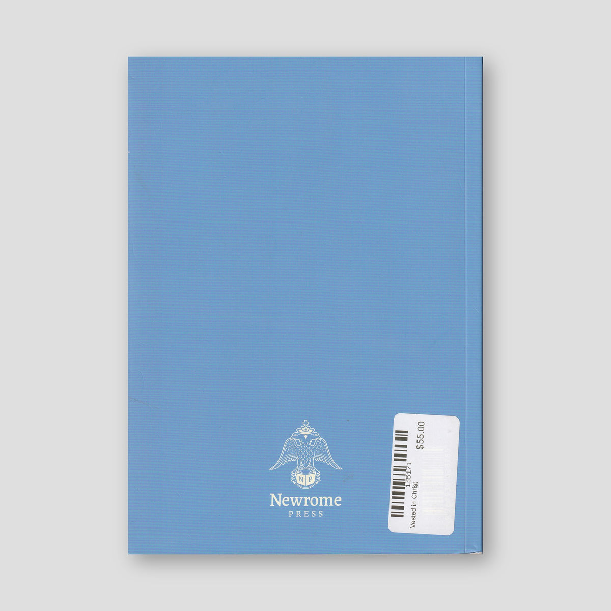 Vested in Christ — back cover