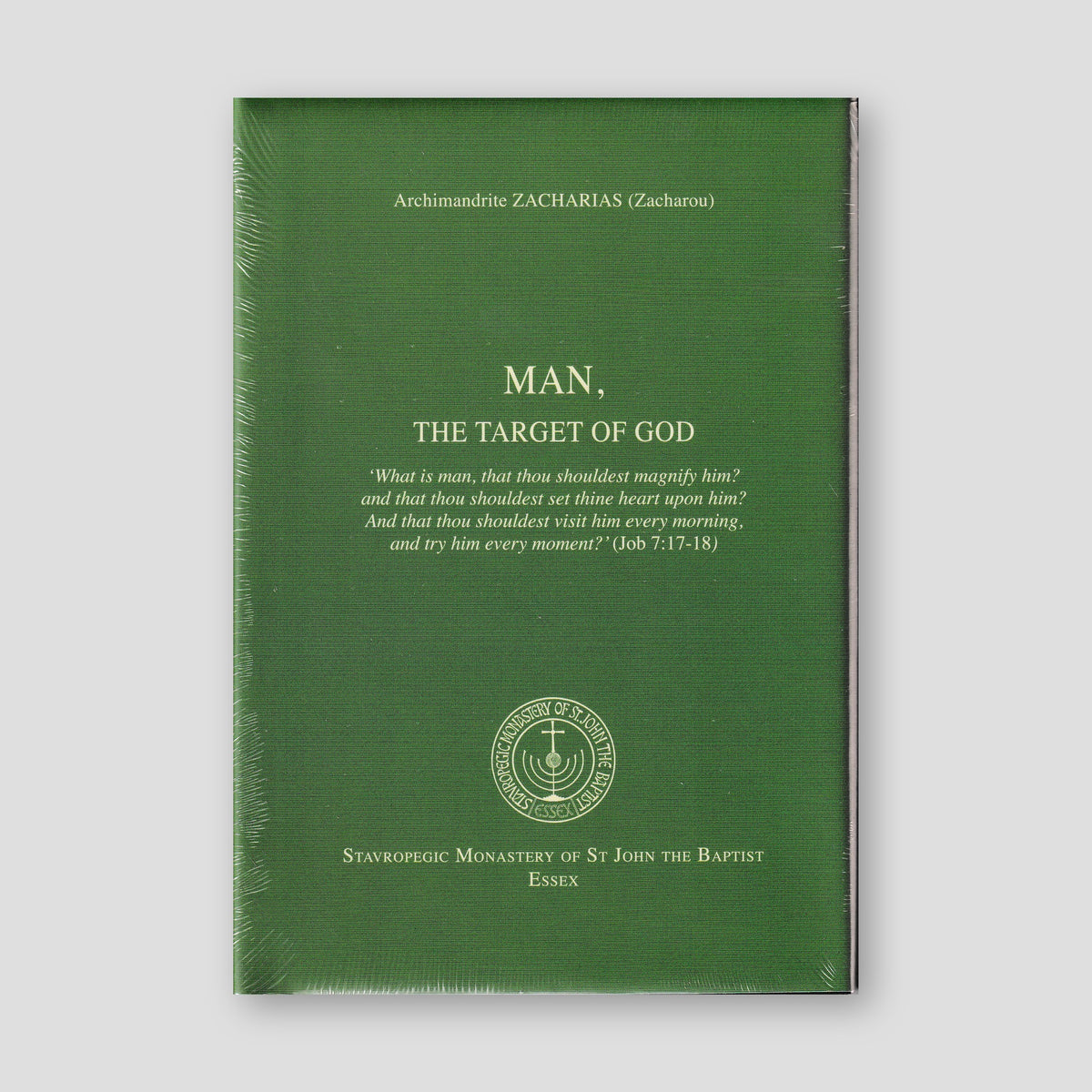 Man the target of God — front cover