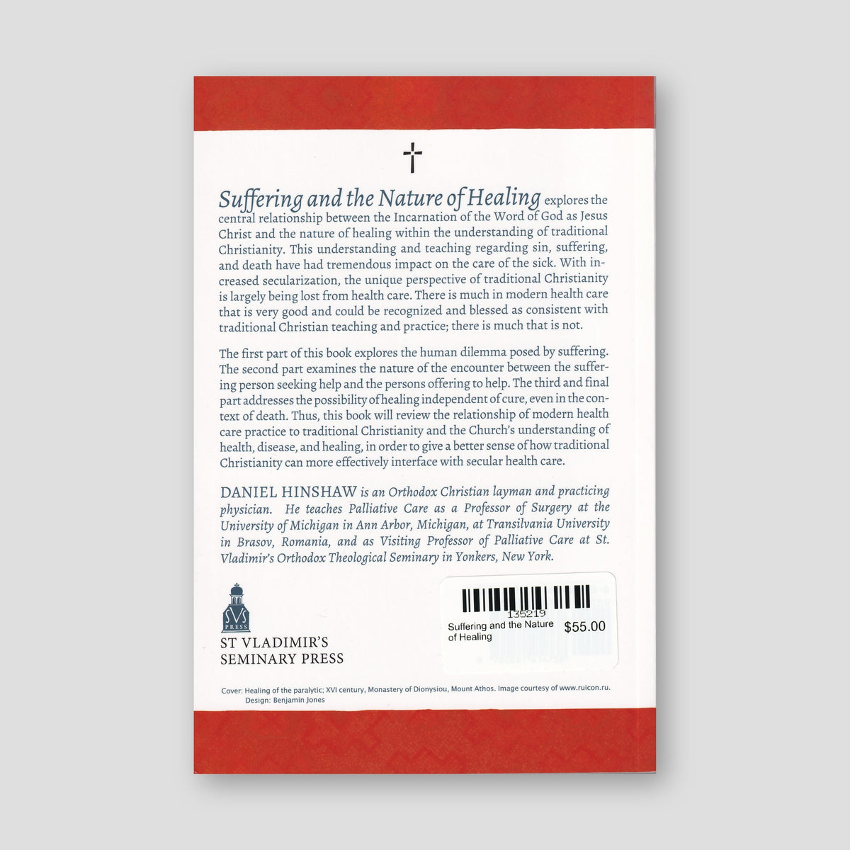 Suffering and the Nature of Healing — back cover