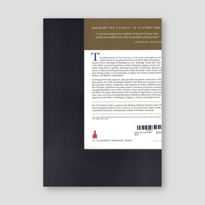 Greek East and Latin West — back cover