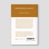 Orthodox Saints: Volume 3 — back cover