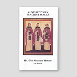 Saints Euthymius, Ignatius & Acacius of Athos — front cover