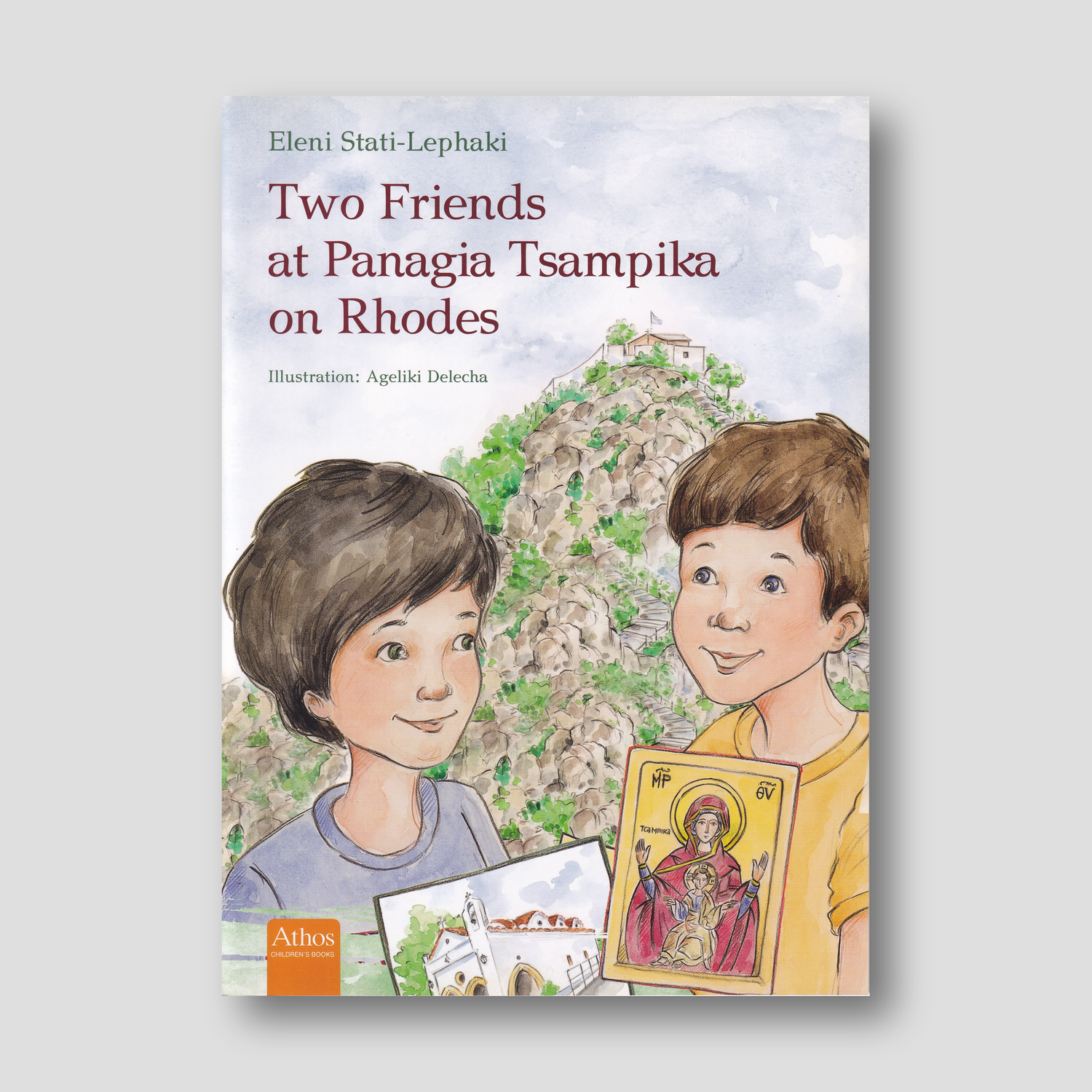 Two Friends at Panagia Tsampika on Rhodes — front cover