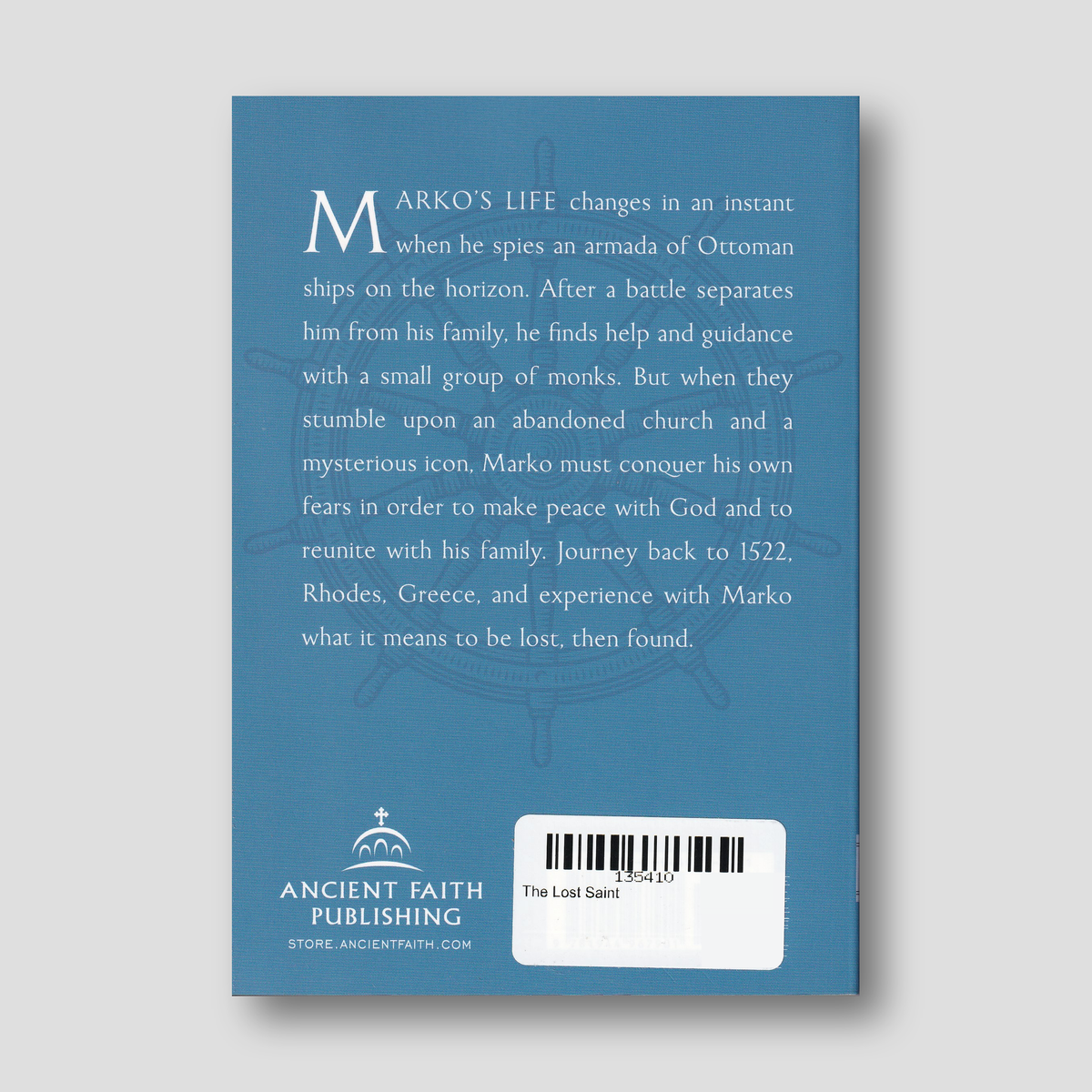 The Lost Saint — back cover