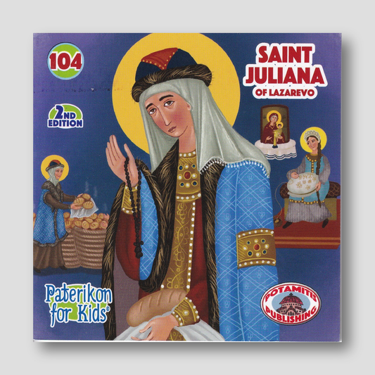 #104 Saint Juliana of Lazarevo — front cover
