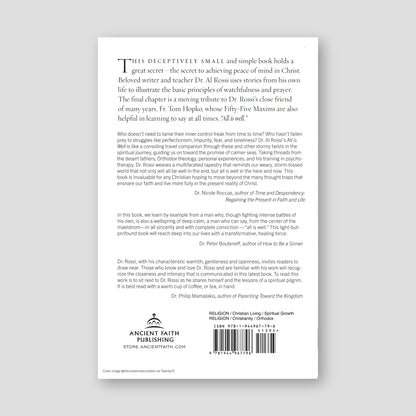 All Is Well — back cover