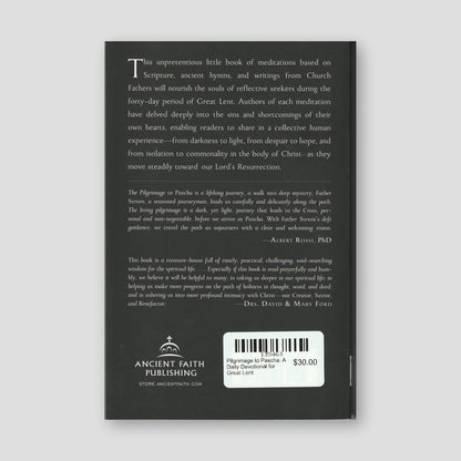 Pilgrimage to Pascha: A Daily Devotional for Great Lent — back cover