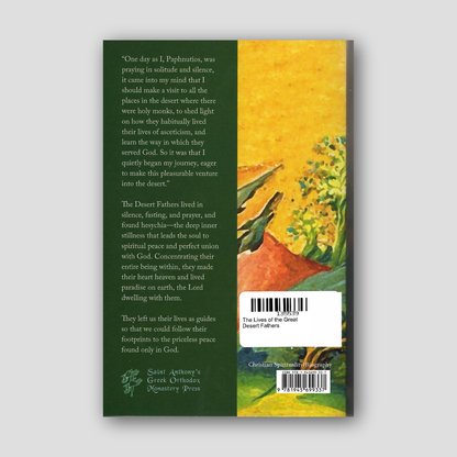 The Lives of the Great Desert Fathers — back cover