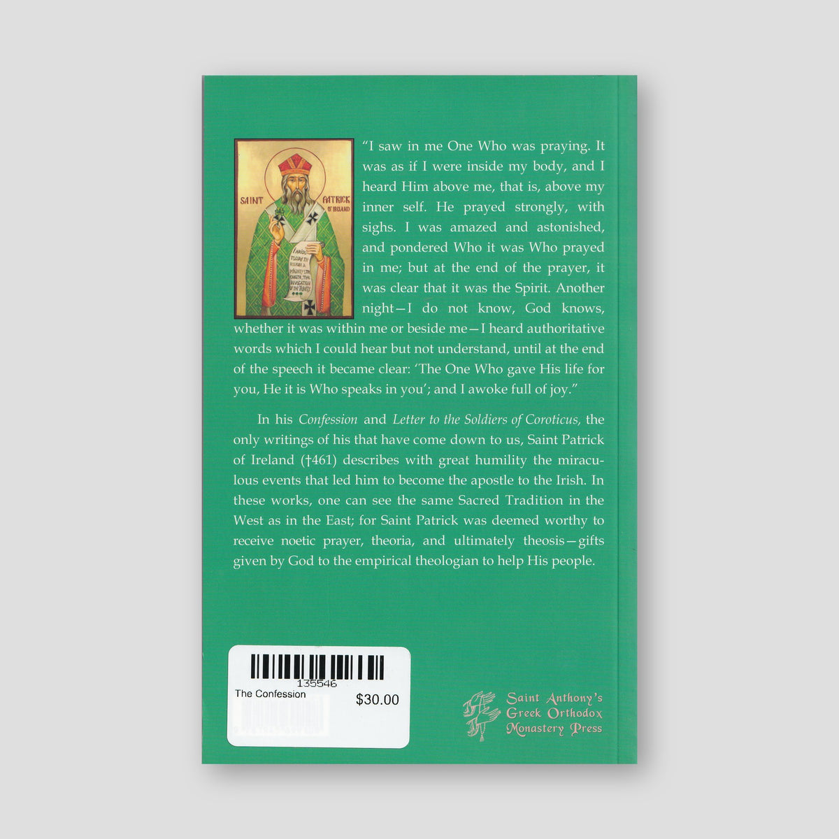 The Confession — back cover
