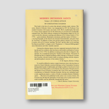 St Cosmas Aitolos (Modern Orthodox Saints, Vol 1) — back cover