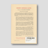 St Macarios of Corinth (Modern Orthodox Saints, Vol 2) — back cover