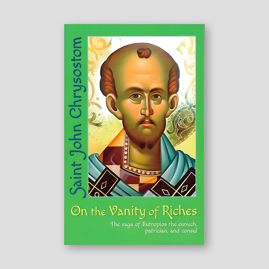 On the Vanity of Riches — front cover
