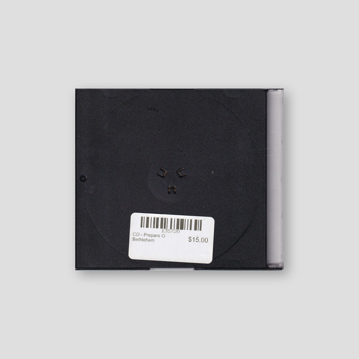 CD - Prepare O Bethlehem — back cover