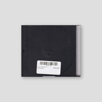 CD - Prepare O Bethlehem — back cover