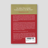 Commentaries on the Sages, Vol 1 — back cover