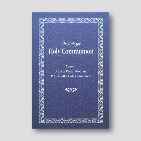 The Rule for Holy Communion — front cover