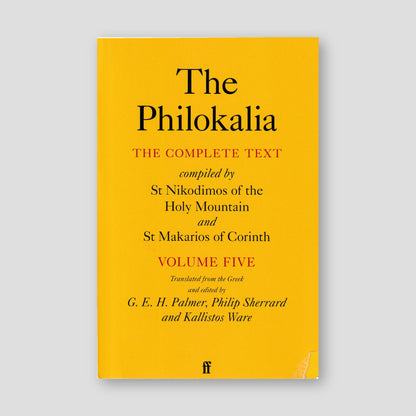 The Philokalia - Volume 5 — front cover